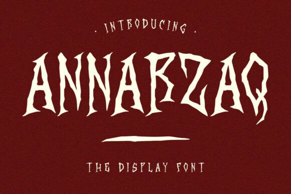Annarzaq: A Bold Blackletter Font for Digital Drama