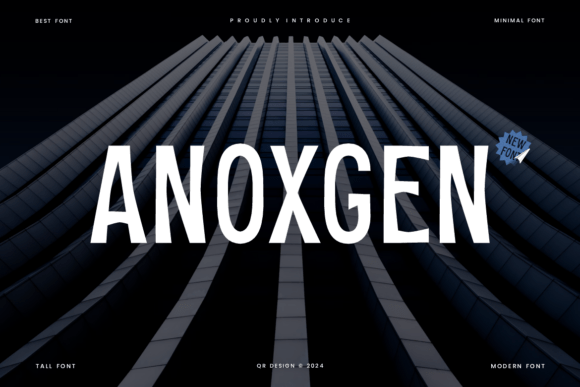 Anoxgen: A Bold Sans Serif Font for Modern Campaigns