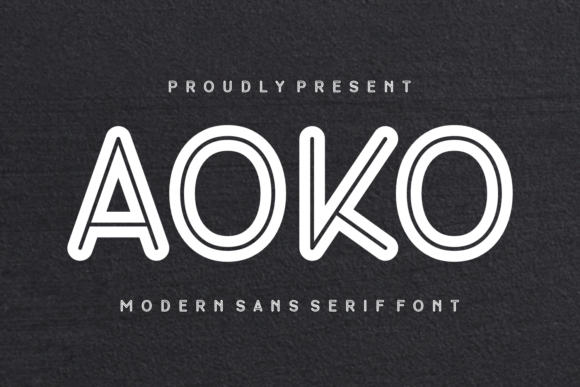 Aoko: A Bold Sans Serif Font for Modern Web Design