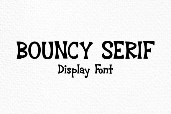 Bouncy Serif: A Playful Typeface for Modern Editorial Design