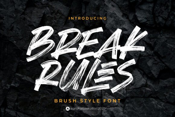 Break Rules Font: Bold Script for Branding