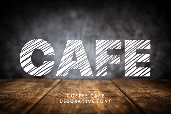 Cafe Font: Bold Editorial Typography