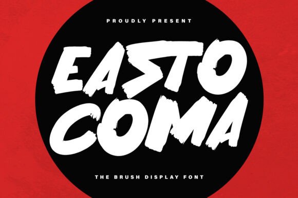 Easto Coma: A Bold Display Font for Editorial Impact
