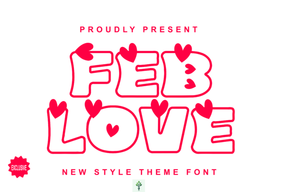 Feblove: A Dynamic Decorative Typeface for Bold Branding