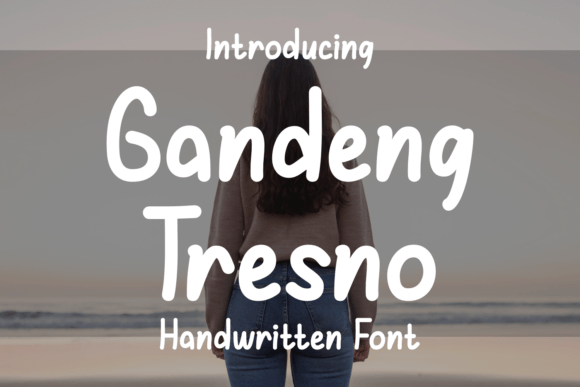 Gandeng Tresno: A Handwritten Font for Warm Branding