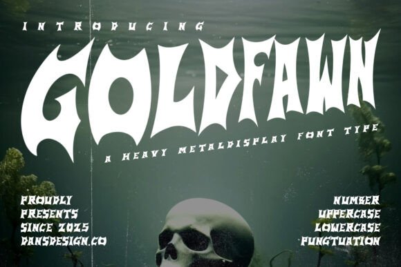 Goldfawn Font: Bold Blackletter for Crafters