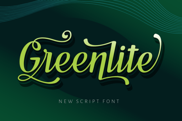 Greenlite Font for Crafters & Sellers