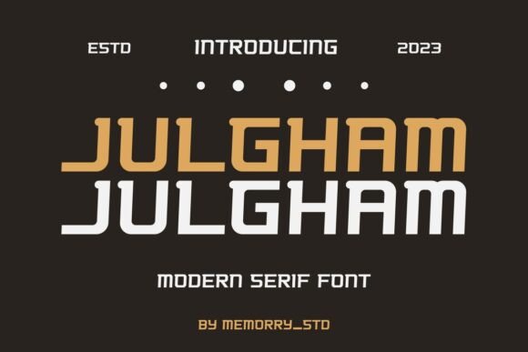 Julgham: The Bold Typeface for Scroll-Stopping Content