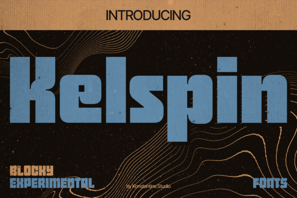 Kelspin: A Bold Sans Serif Font for Modern Brands