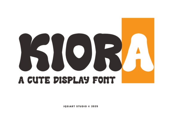 Kiora Font: A Playful Typeface for Web Design