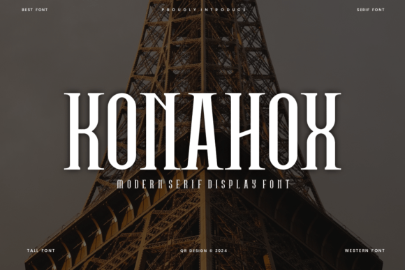 Konahox: A Bold Serif Font for Branding