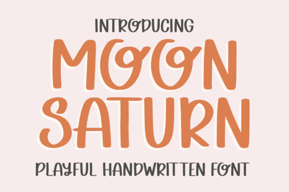 Moon Saturn: A Bold Handwritten Font for Web Design