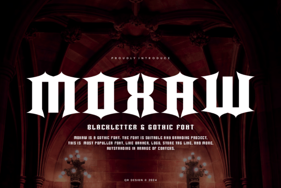 Moxaw: A Bold Blackletter Font for Branding