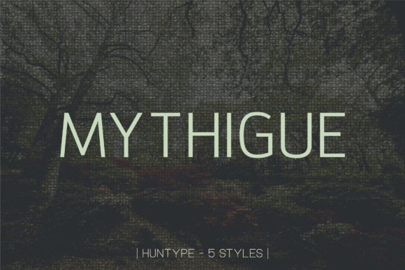 Mythigue: A Modern Sans Serif Typeface for Editorial Design
