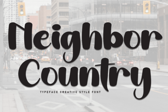Neighbor Country: A Friendly Display Font for Editors