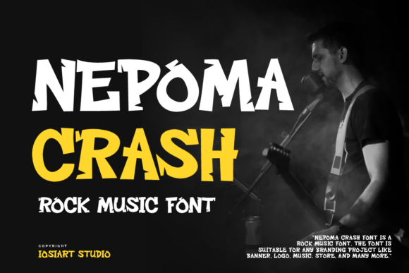 Nepoma Crash: A Bold Blackletter Font for Makers