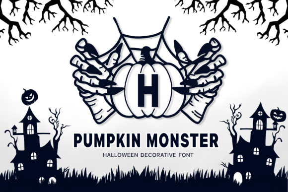 Pumpkin Monster Font: Bold Branding for Small Business