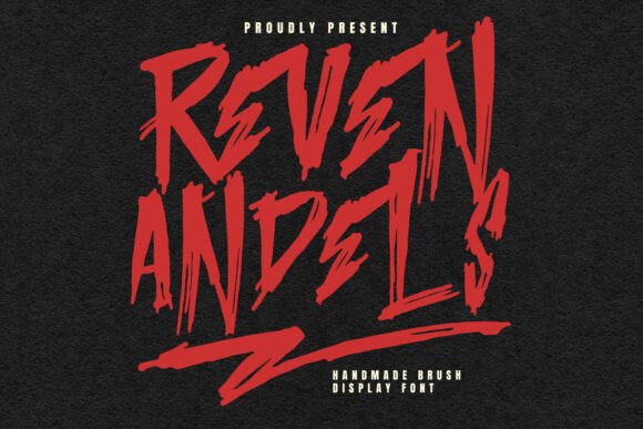 Reven Andels Typeface: Bold Editorial Design