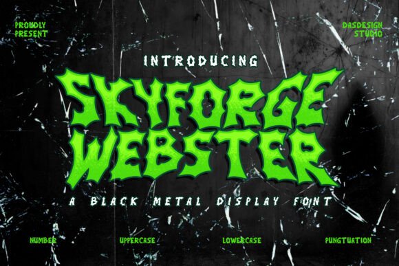 Skyforge Webster: A Bold Typeface for Brands