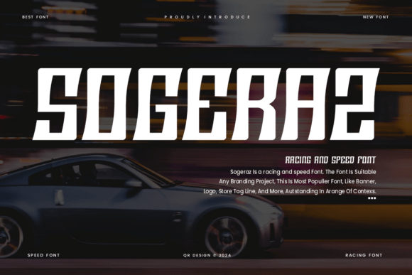 Sogeraz: A Bold Display Font for Web Design