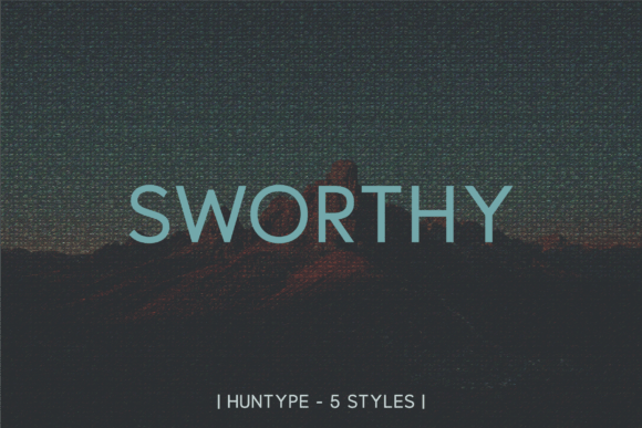 Sworthy: A Modern Sans Serif Font for Clear Campaigns