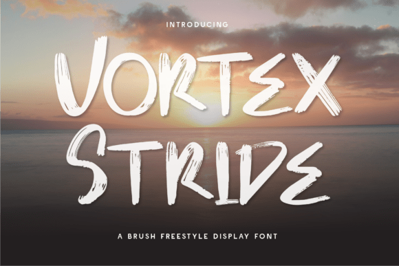 Vortex Stride: A Bold Typeface for Editorial Impact