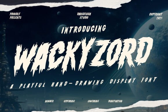 Wackyzord: A Bold Display Font for Memorable Branding